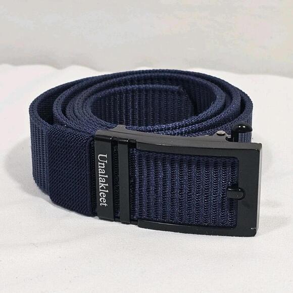 Other - Unalakleet Men's Belt Navy Blue Nylon Tactical Webbing Adjustable